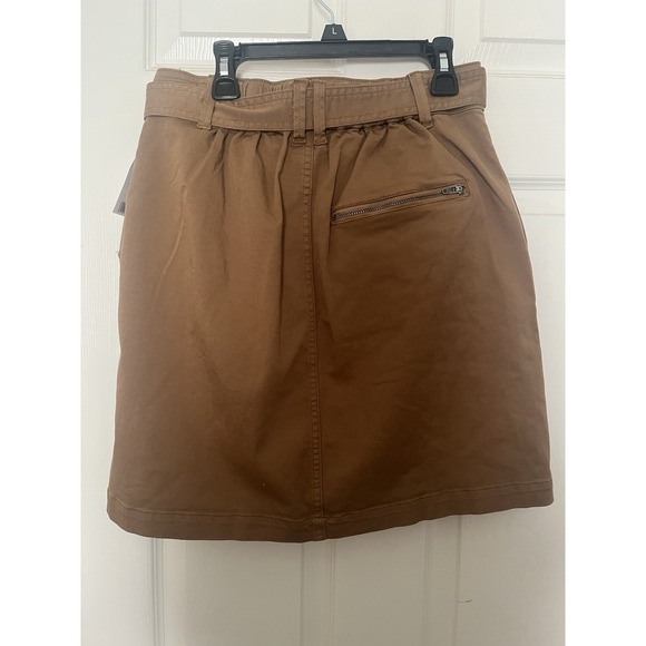 Joie Vintage Gold Farlan Skirt Size 4 NWT Utility Cargo Pockets - Picture 6 of 8